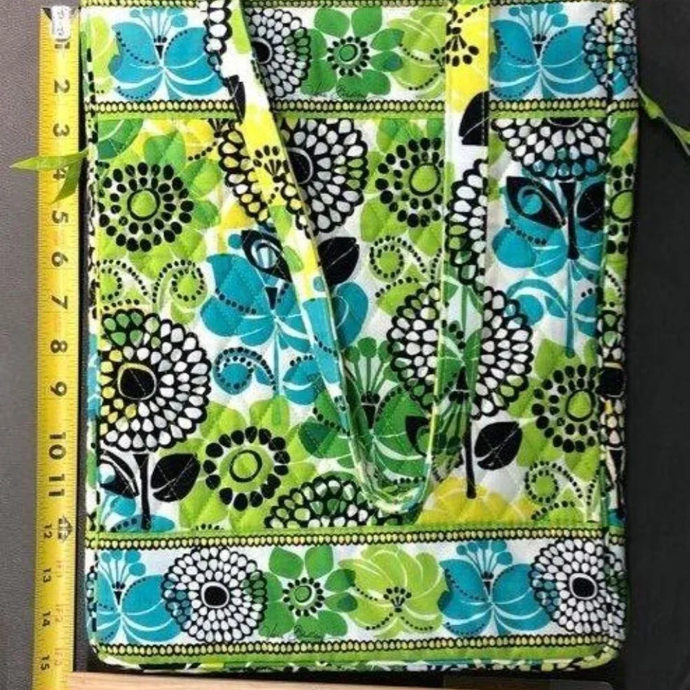 NWT Vera Bradley Laptop Travel Tote Lime's Up